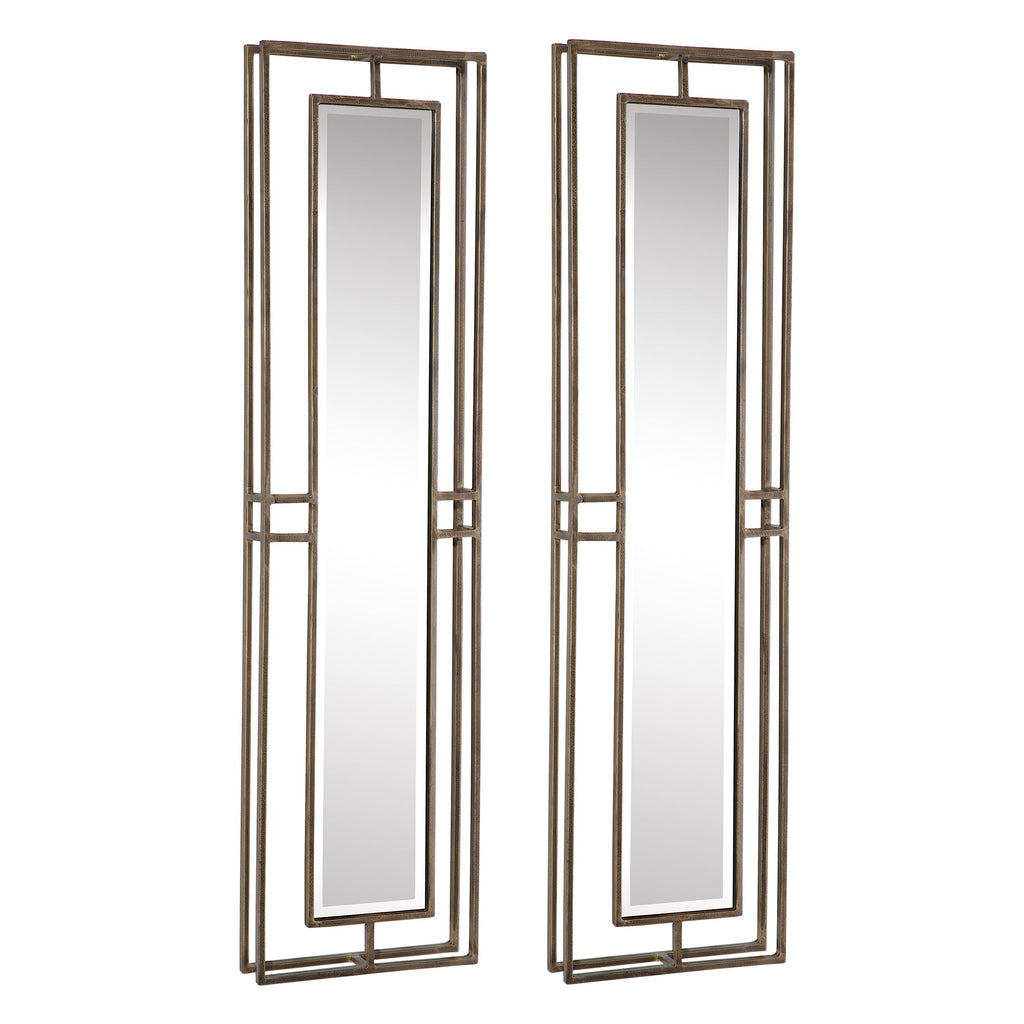 Gramercy Park Gold Wall Mirrors - Antique Gold- Alternate Image