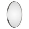 West Hollywood Brushed Nickel Oval Mirror - Vanity Luxury- Alternate Image