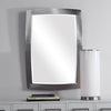 Tribeca Brushed Nickel Mirror - Elegantly Designed Decorative Mirror- Alternate Image