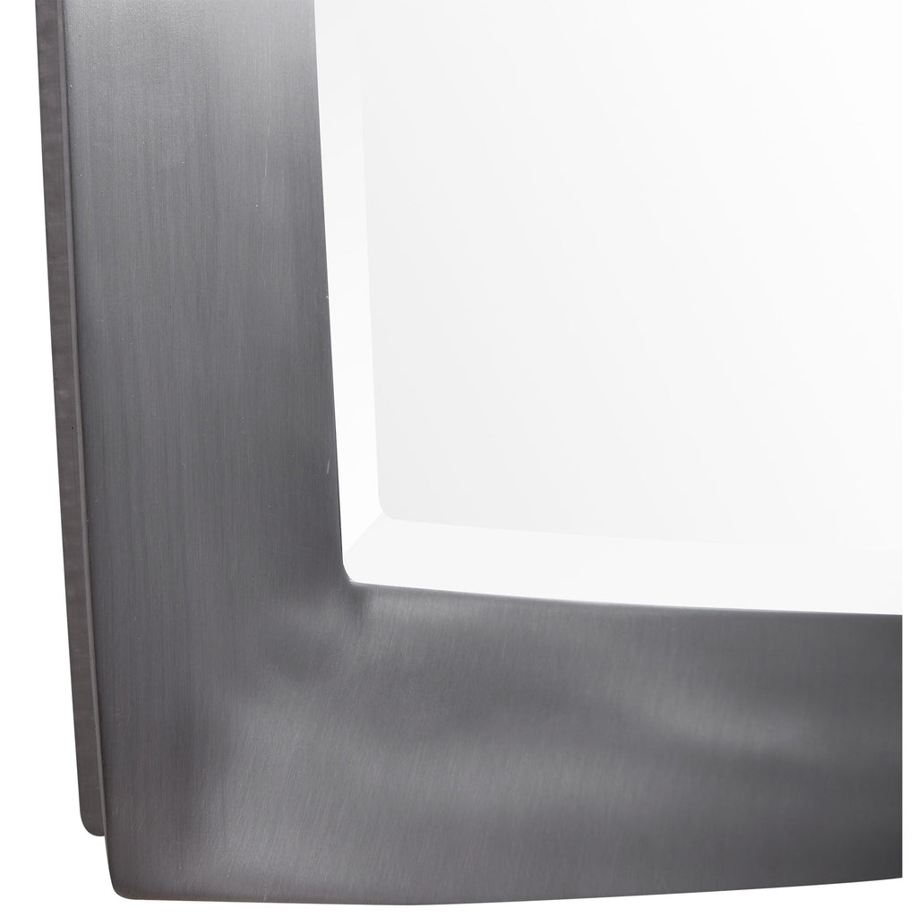 Tribeca Brushed Nickel Mirror - Elegantly Designed Decorative Mirror- Alternate Image