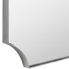 Polished Nickel Scalloped Corner Mirror- Alternate Image