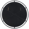 Round Iron Mirror in Satin Black Finish - Bryant Park Collection- Alternate Image