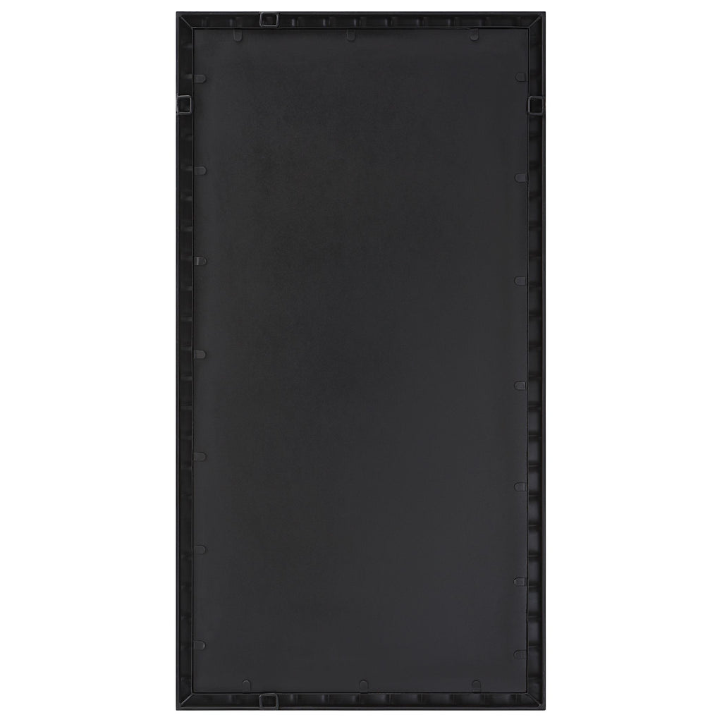 SoHo Chic Black Industrial Mirror | Matte Black- Alternate Image