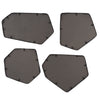 Empire Satin Black Scandinavian Mirror Collection - Various Sizes- Alternate Image