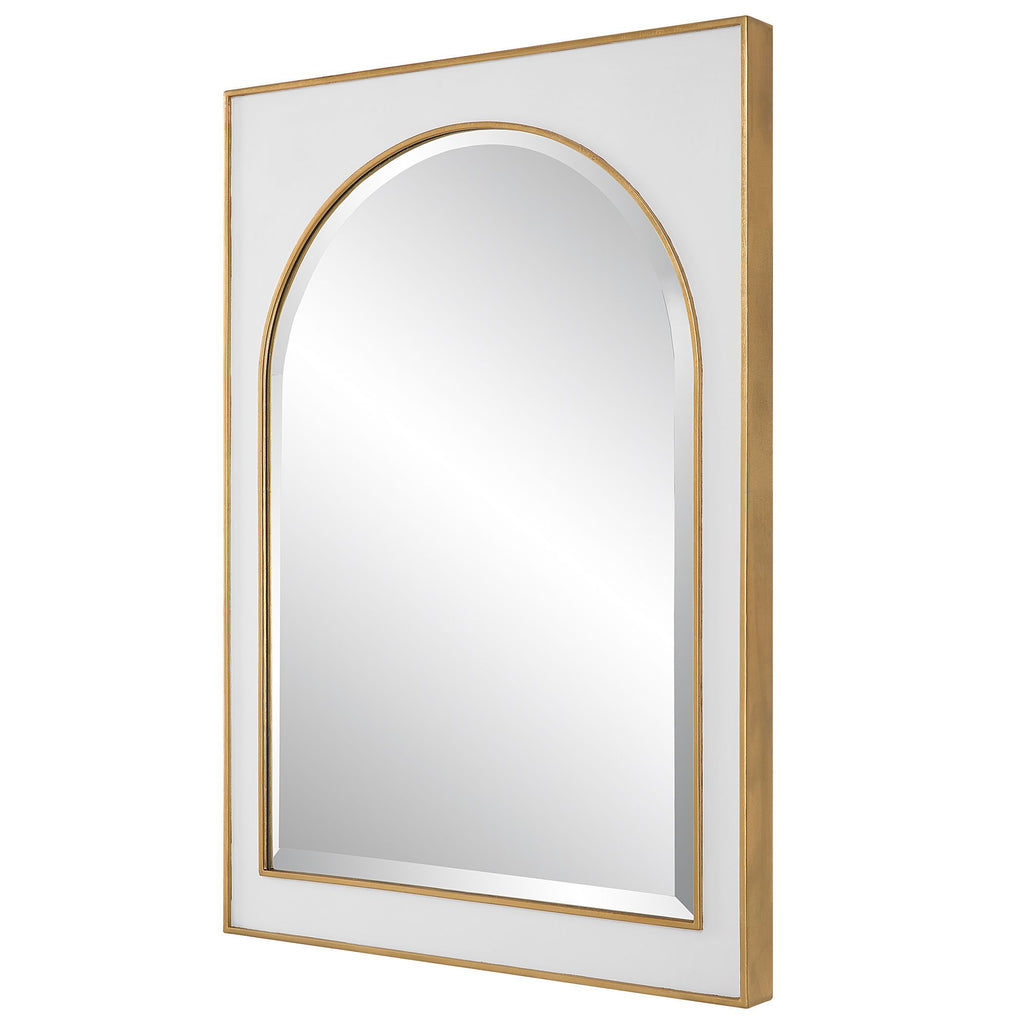 Santa Barbara Arch Mirror with Gold Accents- Alternate Image