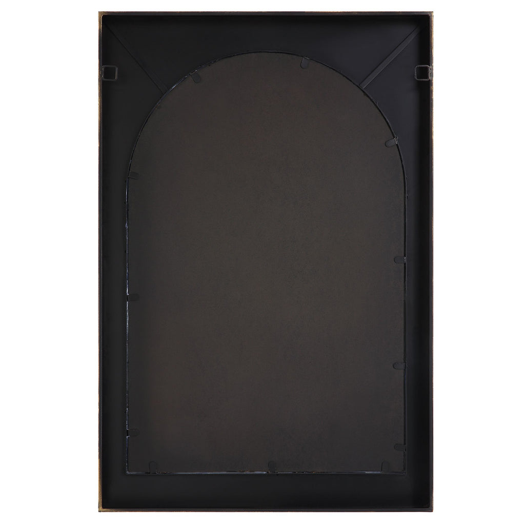 Santa Barbara Arch Mirror with Gold Accents- Alternate Image