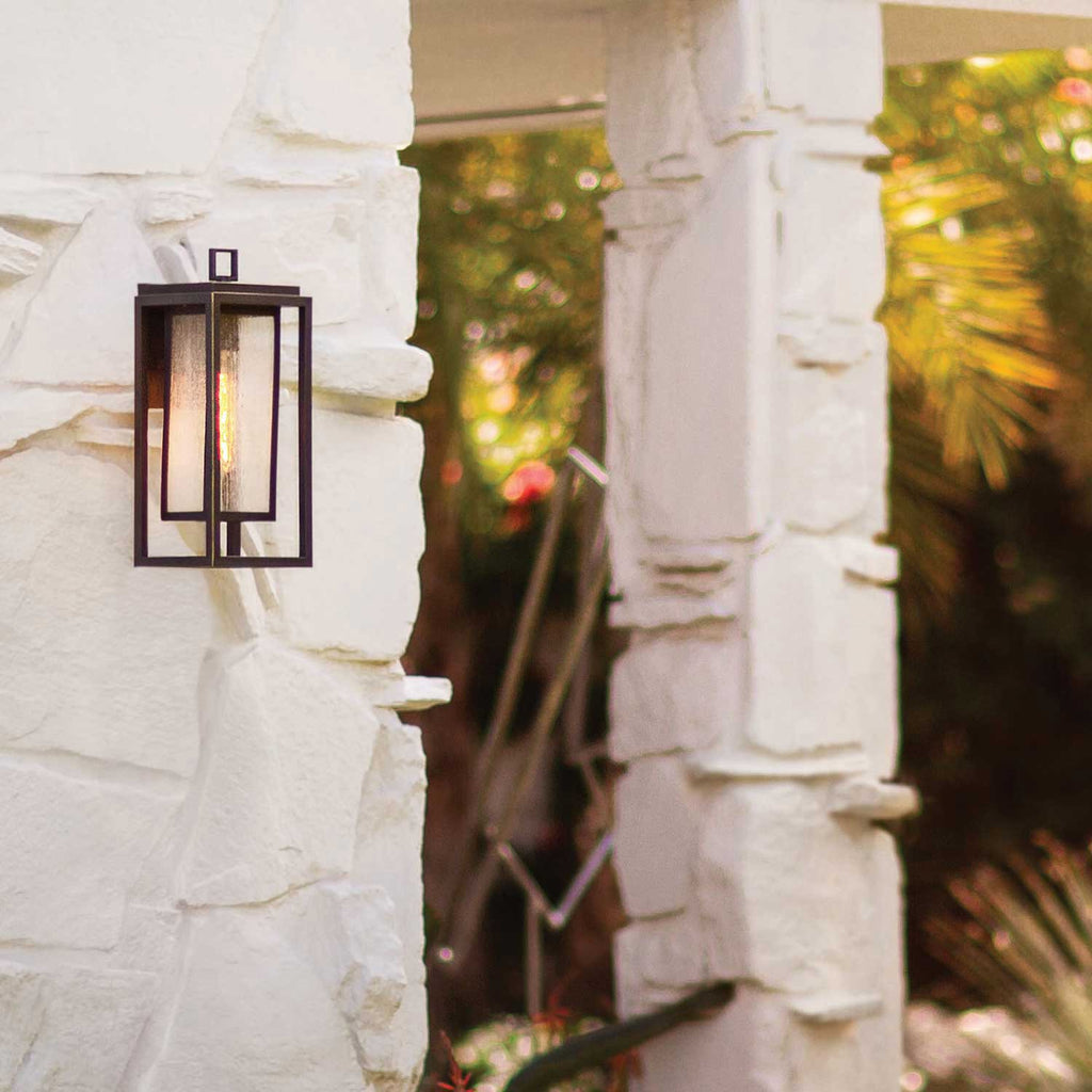 1004BK-LL Republic 1 Light Outdoor Wall Mount|Lifestyle Image