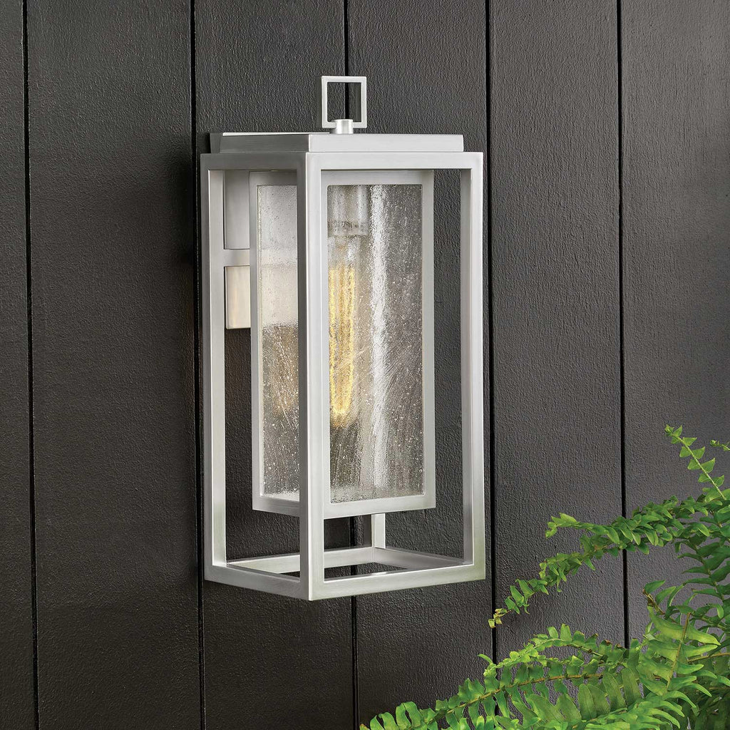 1004SI-LV Republic 1 Light Outdoor Wall Mount|Lifestyle Image