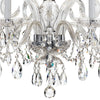Crystorama Traditional Crystal 22'' Chandelier in Polished Chrome - Additional View