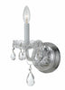 1031-CH-CL-SAQ Traditional Crystal 5'' Sconce | Main Image