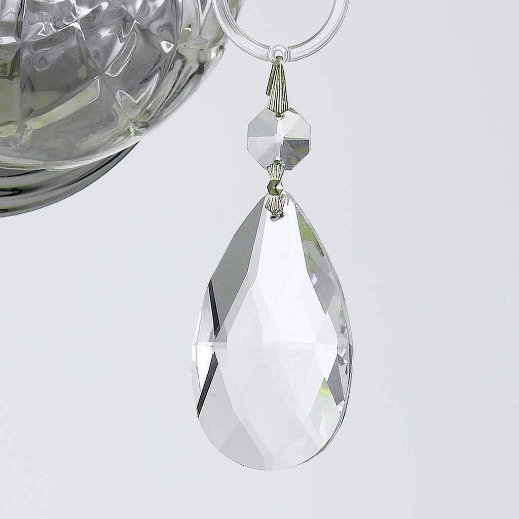 Crystorama Traditional Crystal 15'' Sconce in Polished Chrome - Additional View