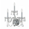 Crystorama Traditional Crystal 15'' Sconce in Polished Chrome - Additional View
