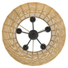 10385BK-CML Luca 5 Light Outdoor Chandelier|Alternate Image