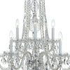 Crystorama Traditional Crystal 32'' Chandelier in Polished Chrome - Additional View