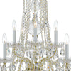 Crystorama Traditional Crystal 32'' Chandelier in Polished Brass - Additional View