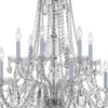Crystorama Traditional Crystal 37.5'' Chandelier in Polished Chrome - Additional View