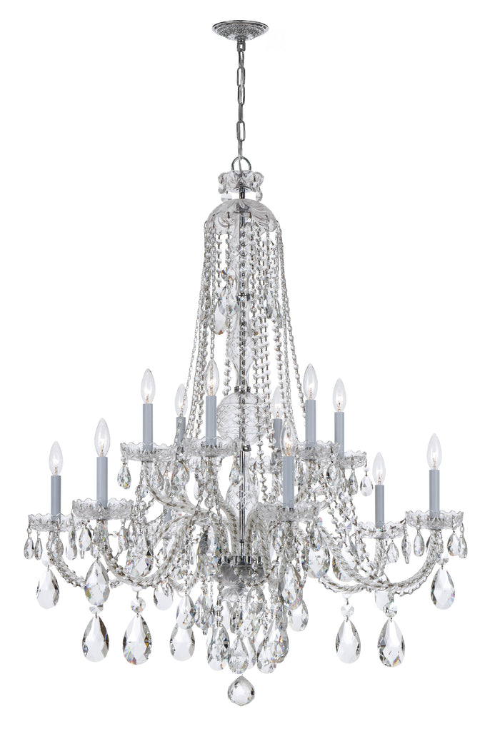 1114-CH-CL-MWP Traditional Crystal 42'' Chandelier | Main Image