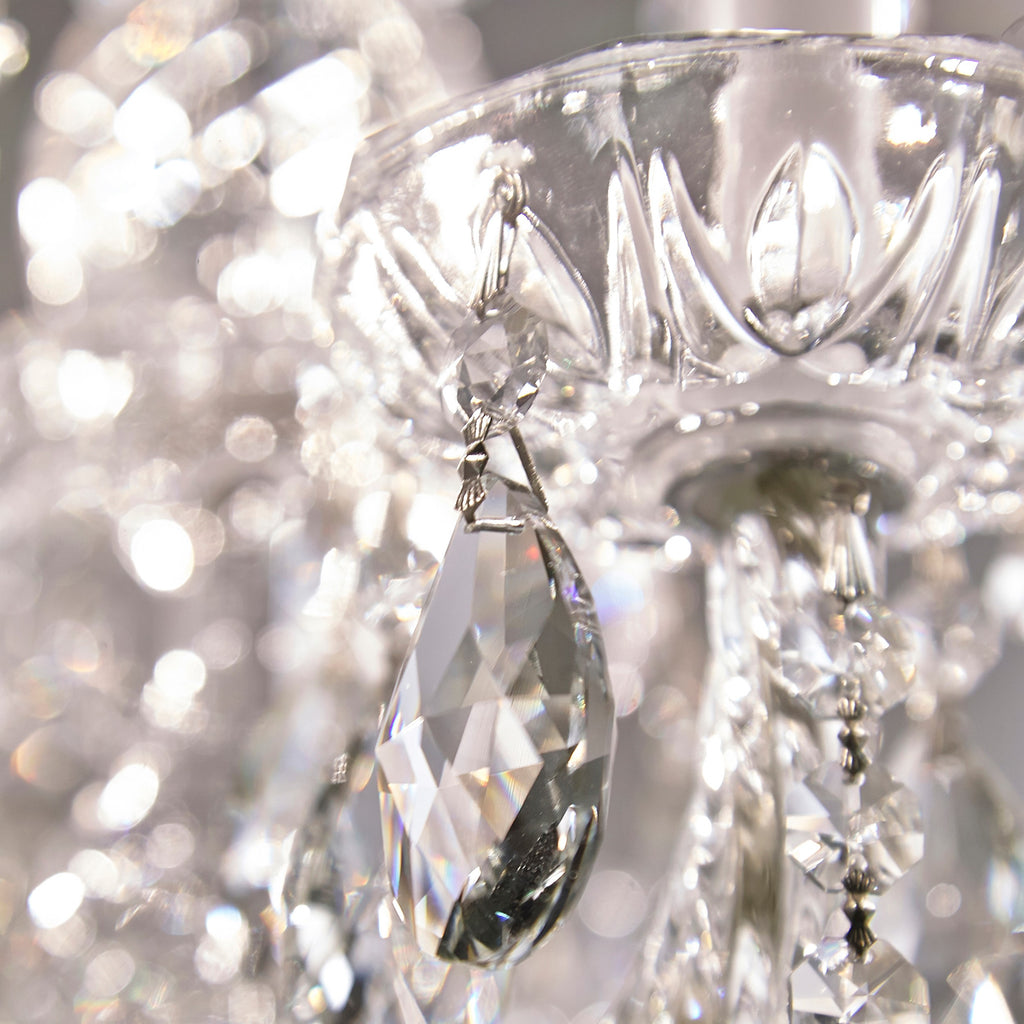 Crystorama Traditional Crystal 26'' Chandelier in Polished Chrome - Additional View
