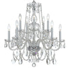 1130-CH-CL-MWP Traditional Crystal 10 Light Chandelier | Alternate Image