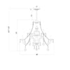 Crystorama Traditional Crystal 26'' Chandelier - Product Dimensions