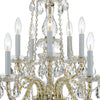 1130-PB-CL-MWP Traditional Crystal 10 Light Chandelier | Alternate Image