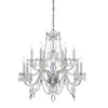 Crystorama Traditional Crystal 31'' Chandelier in Polished Chrome - Additional View