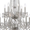 Crystorama Traditional Crystal 26.5'' Chandelier in Polished Chrome - Additional View