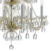 Crystorama Traditional Crystal 26.5'' Chandelier in Polished Brass - Additional View