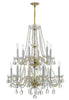 1137-PB-CL-S Traditional Crystal 26.5'' Chandelier | Main Image