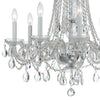 Crystorama Traditional Crystal 26'' Chandelier in Polished Chrome - Additional View