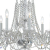 1138-CH-CL-SAQ Traditional Crystal 26'' Chandelier | Alternate Image