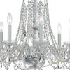 Crystorama Traditional Crystal 26'' Chandelier in Polished Chrome - Additional View