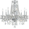 1138-CH-CL-S Traditional Crystal 26'' Chandelier | Alternate Image