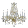 1138-PB-CL-S Traditional Crystal 26'' Chandelier | Alternate Image