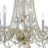 1138-PB-CL-S Traditional Crystal 26'' Chandelier | Alternate Image