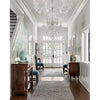 Crystorama Traditional Crystal 37'' Chandelier in Polished Chrome - Lifestyle View