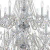 Crystorama Traditional Crystal 37'' Chandelier in Polished Chrome - Additional View