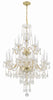 1155-PB-CL-MWP Traditional Crystal 15 Light Chandelier | Alternate Image