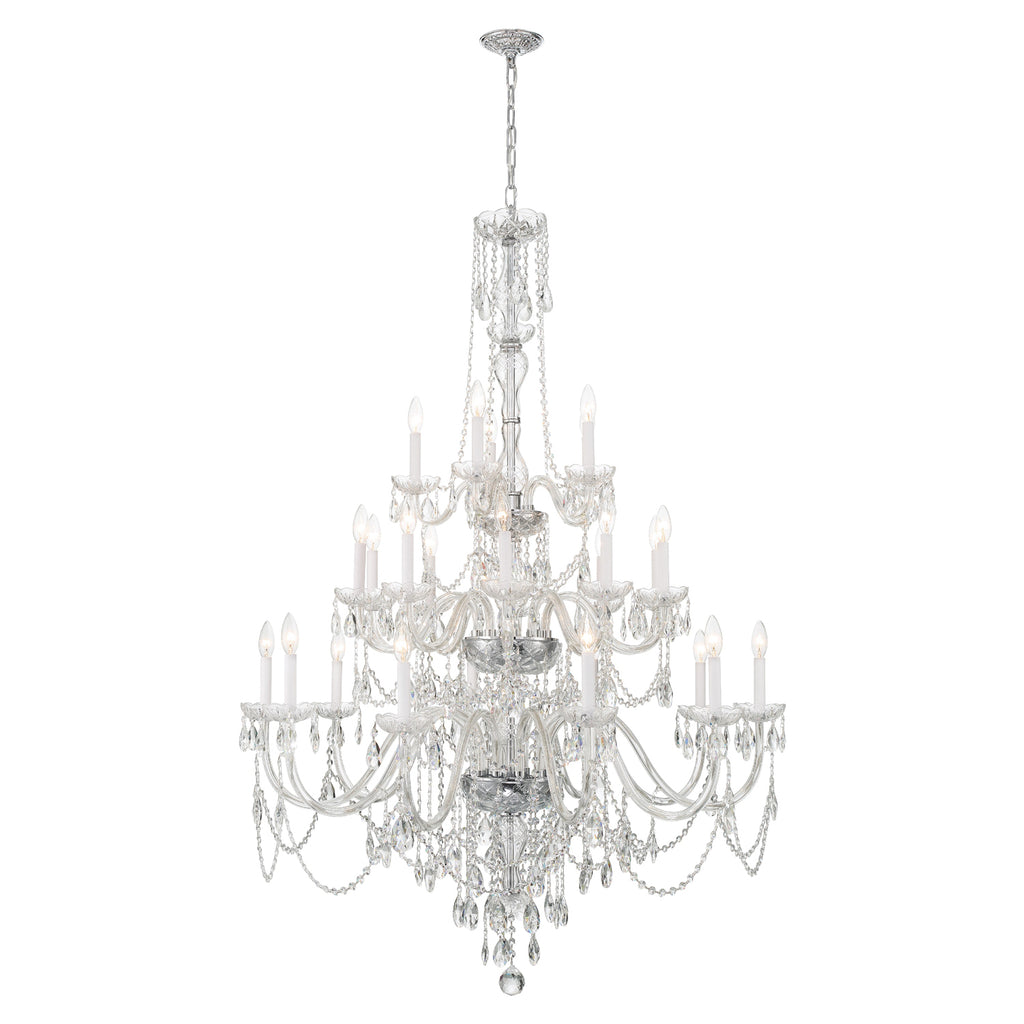 1156-CH-CL-MWP Traditional Crystal 25 Light Chandelier | Main Image