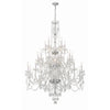 Crystorama Traditional Crystal 45'' Chandelier in Polished Chrome - Additional View