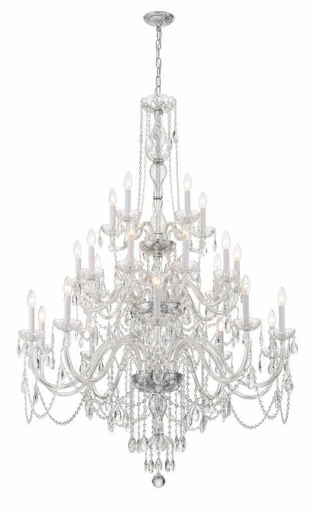 1156-CH-CL-MWP Traditional Crystal 25 Light Chandelier | Alternate Image