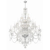 Crystorama Traditional Crystal 45'' Chandelier in Polished Chrome - Additional View