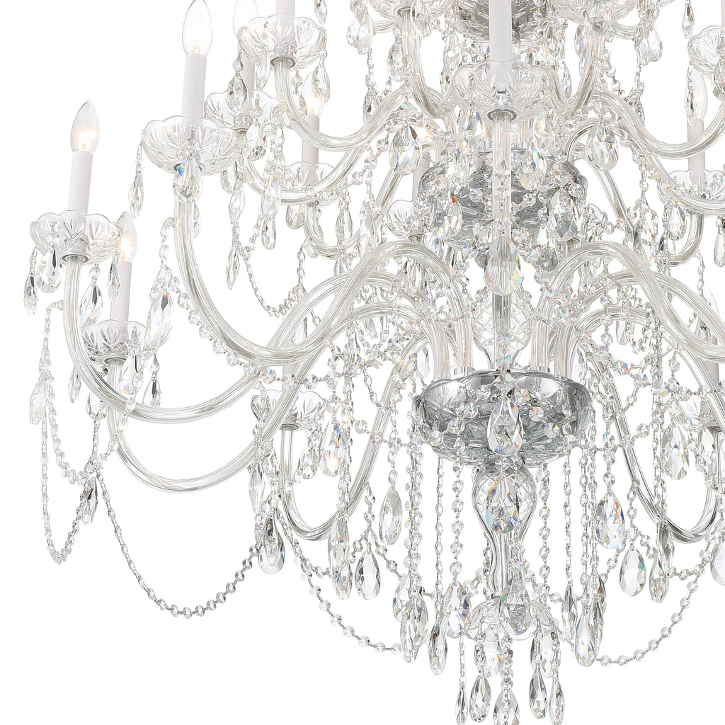 1156-CH-CL-MWP Traditional Crystal 25 Light Chandelier | Alternate Image