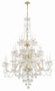 1156-PB-CL-MWP Traditional Crystal 25 Light Chandelier | Alternate Image