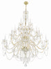 1156-PB-CL-MWP Traditional Crystal 45'' Chandelier | Alternate Image