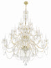 1156-PB-CL-MWP Traditional Crystal 25 Light Chandelier | Alternate Image