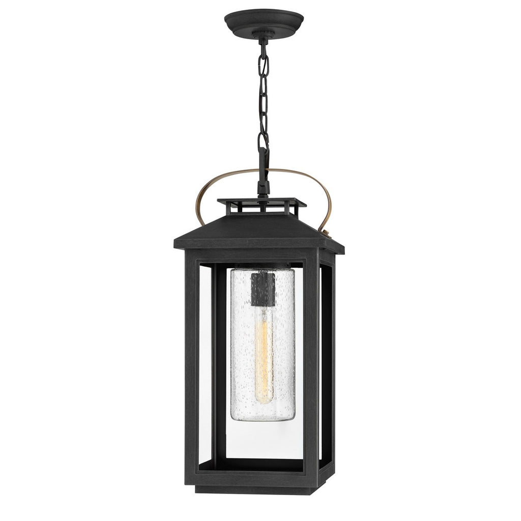 1162BK-LV Atwater 1 Light Outdoor Pendant|Main Image