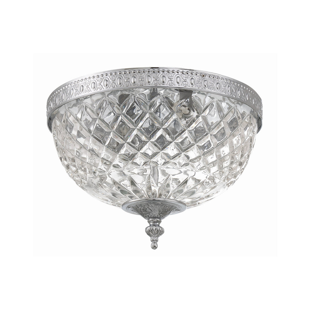 Crystorama Radley 10'' Flush Mount in Polished Chrome - Additional View