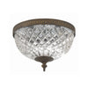 Crystorama Radley 10'' Flush Mount in English Bronze - Additional View