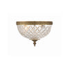 Crystorama Radley 10'' Flush Mount in Olde Brass - Additional View